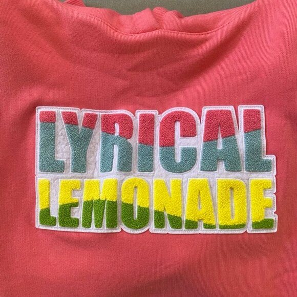 Jordan X Lyrical Lemonade Collaboration Pink Logo Hoodie size L - Picture 14 of 14